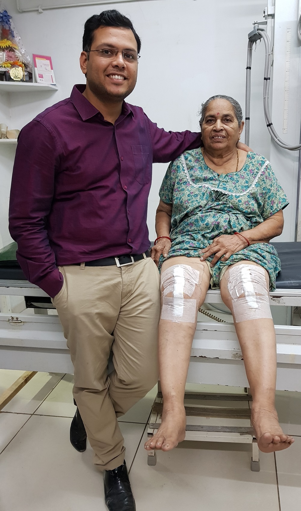 Knee replacement case 76