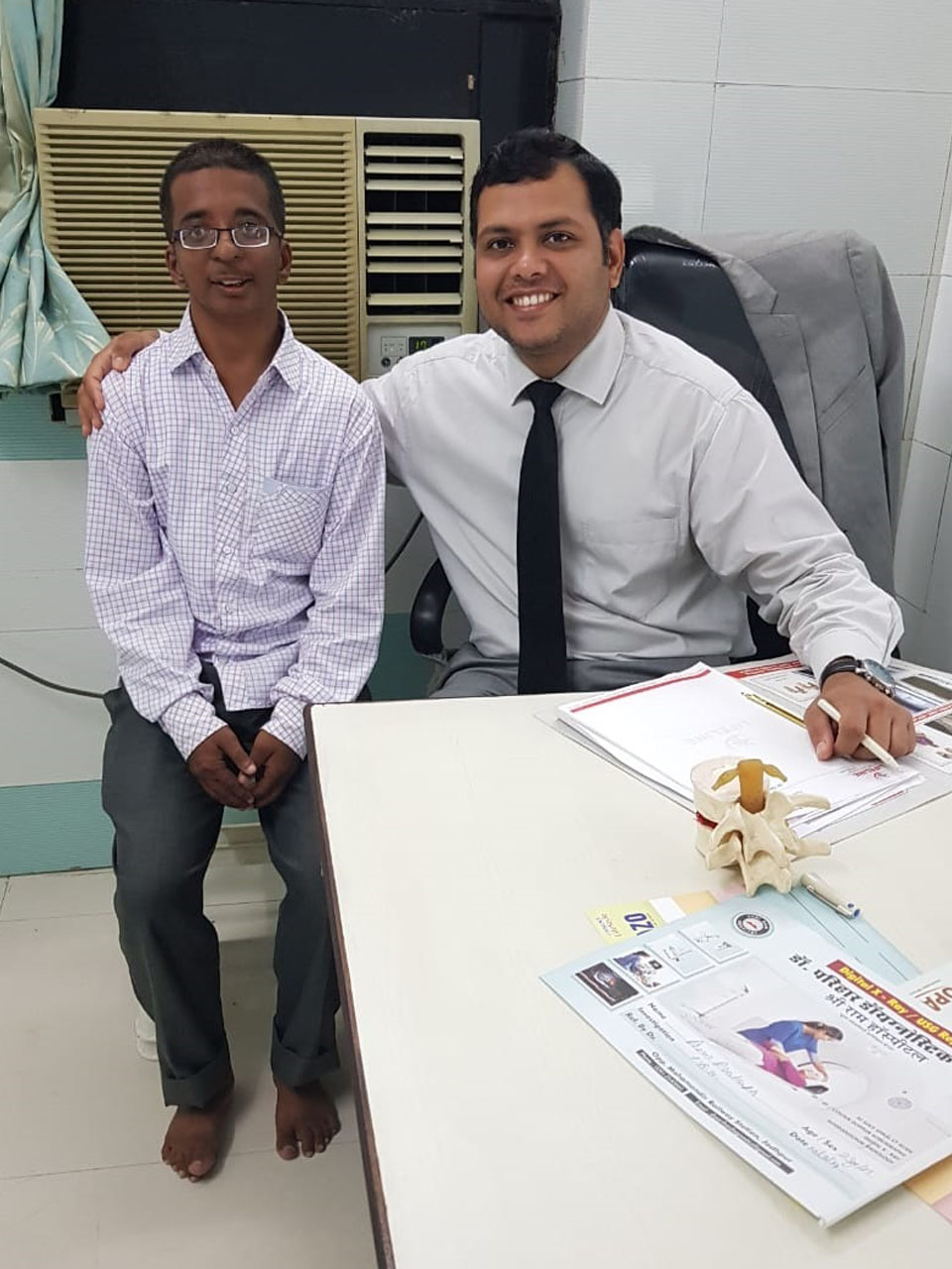 Bilateral hip replacement, treated case 8
