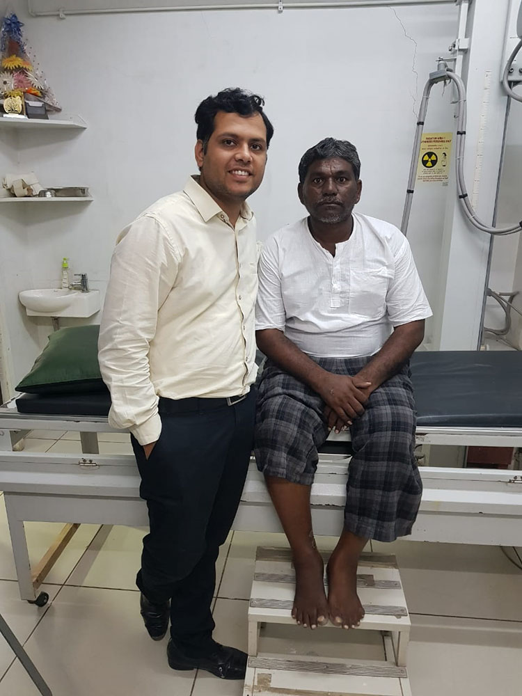 Hip fracture, hip replacement, treated case 9